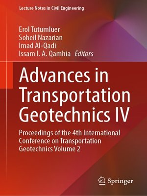 cover image of Advances in Transportation Geotechnics IV